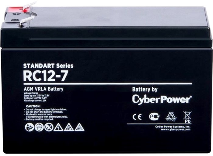 Аккумуляторная батарея CyberPower RC 12-7 29221 - фото 46982