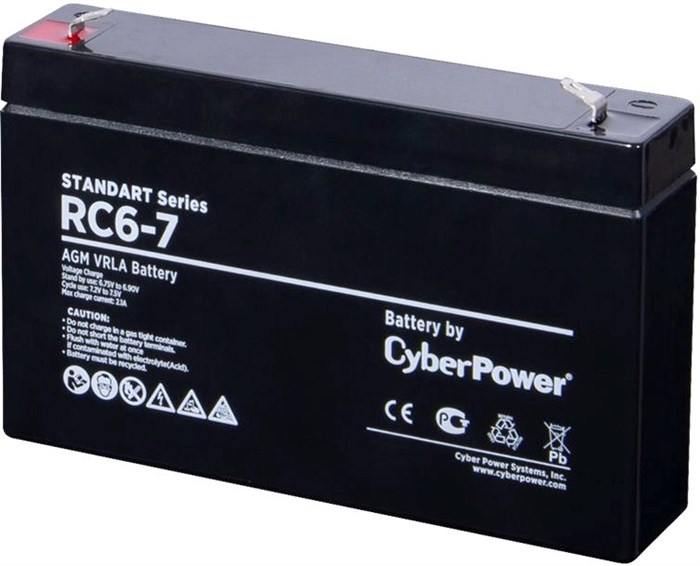 Аккумуляторная батарея CyberPower RC 6-7 29226 - фото 46987