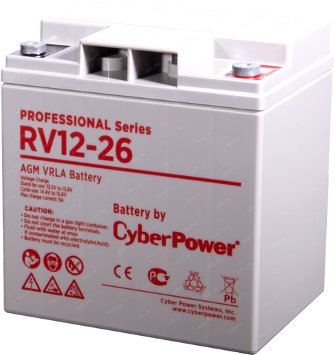 Аккумуляторная батарея CyberPower RV 12-26 29229 - фото 46991