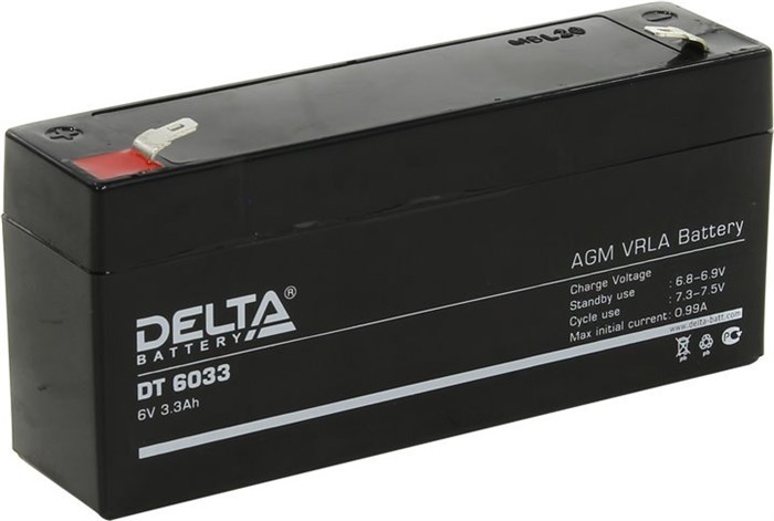 Аккумуляторная батарея Delta DT 6033 29252 - фото 47016