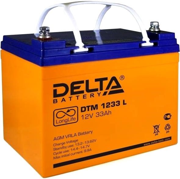 Аккумуляторная батарея Delta DTM1233L 29283 - фото 47049