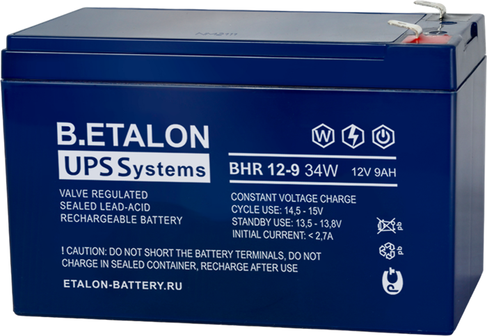 Аккумуляторная батарея Etalon Battery B.ETALON BHR 12-9 34W 29326 - фото 47093