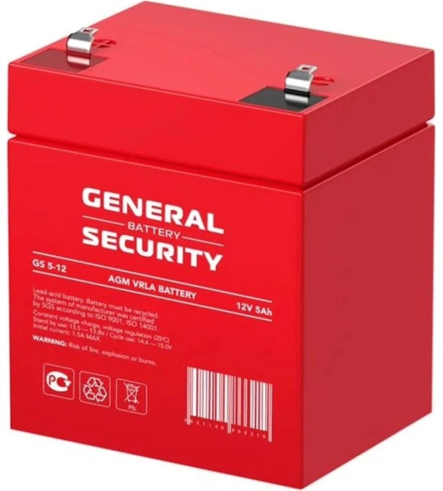 Аккумуляторная батарея General Security GS5-12 F2 29432 - фото 47206