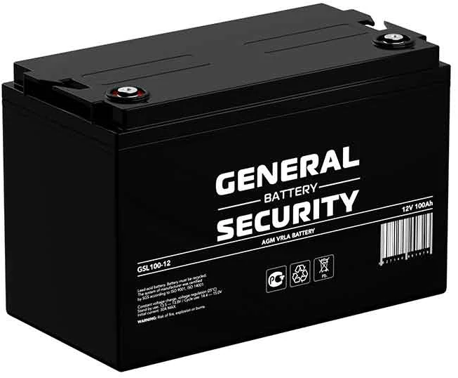 Аккумуляторная батарея General Security GSL100-12 29436 - фото 47211