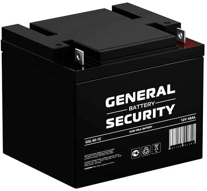 Аккумуляторная батарея General Security GSL40-12 29448 - фото 47226