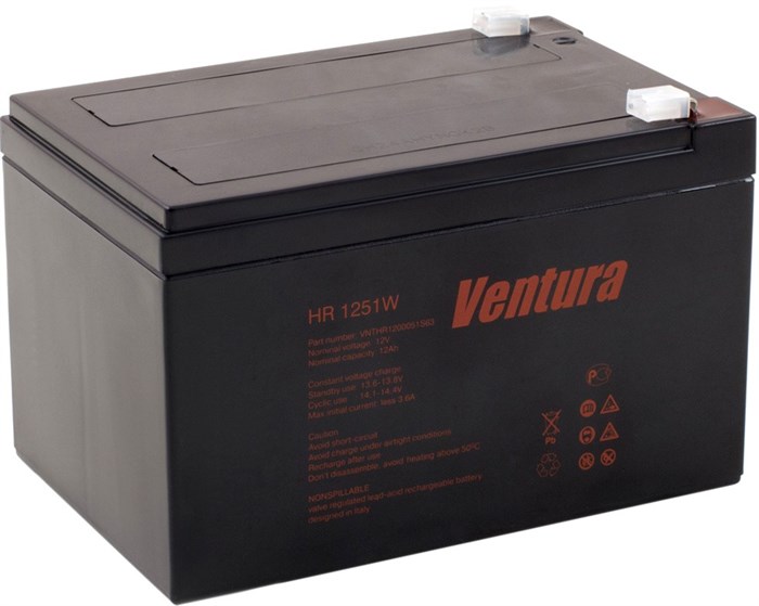 Аккумуляторная батарея Ventura HR1251W 12V/12Ah 29589 - фото 47394