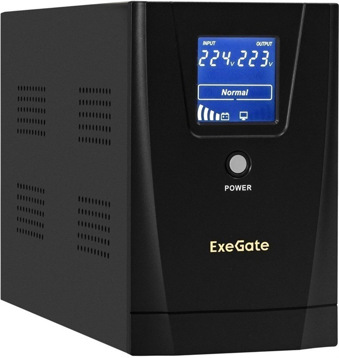 ИБП ExeGate SpecialPro Smart LLB-2000.LCD.AVR.2SH.RJ.USB 30003 - фото 48380