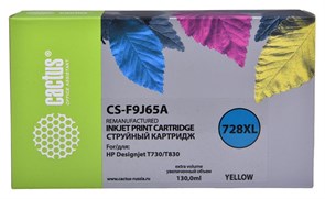 Картридж Cactus CS-F9J65A Yellow 11333