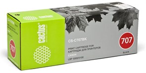 Картридж Cactus CS-C707BK Black 11407