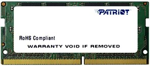 Оперативная память 8Gb DDR4 2400MHz Patriot SO-DIMM (PSD48G240081S) 11764