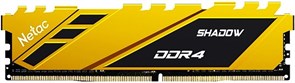 Оперативная память 8Gb DDR4 2666MHz Netac Shadow Yellow (NTSDD4P26SP-08Y) 12309