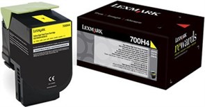 Картридж Lexmark 80C0H40/80C8HY0/80C8HYE Yellow 12344