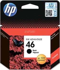 Картридж HP CZ637AE (№46) Black 12384