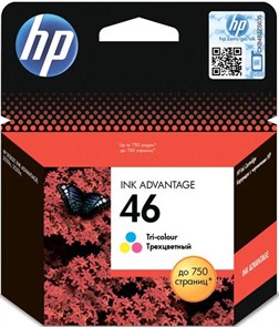 Картридж HP CZ638AE (№46) Color 12547