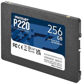 Накопитель SSD 256Gb Patriot P220 (P220S256G25) 12550