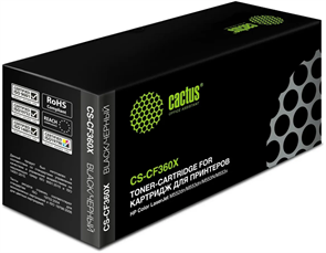 Картридж Cactus CS-CF360X Black 12855