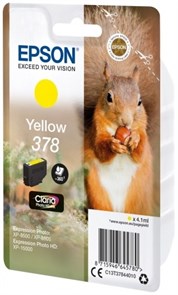 Картридж Epson C13T37844020 Yellow 12925