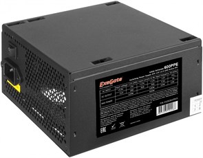 Блок питания 600W ExeGate 600PPE (EX260643RUS-PC) 13816