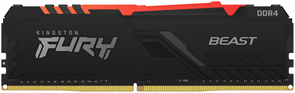 Оперативная память 8Gb DDR4 2666MHz Kingston Fury Beast RGB (KF426C16BBA/8) 13905