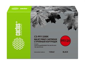 Картридж Cactus CS-PFI120BK Black 14107