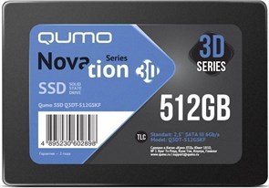 Накопитель SSD 512Gb QUMO Novation 3D (Q3DT-512GSKF) OEM 14760