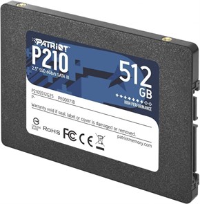 Накопитель SSD 512Gb Patriot P210 (P210S512G25) 15419