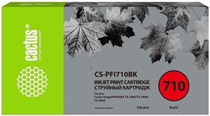 Картридж Cactus CS-PFI710BK Black 15481