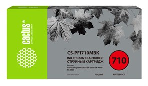 Картридж Cactus CS-PFI710MBK Matte Black 15882