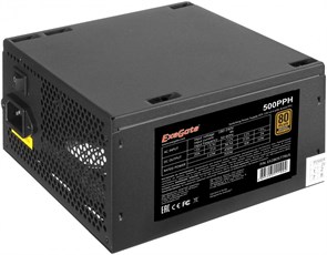 Блок питания 500W ExeGate 500PPH 15970