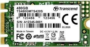 Накопитель SSD 480Gb Transcend MTS420 (TS480GMTS420S) 16342