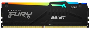 Оперативная память 8Gb DDR5 4800MHz Kingston Fury Beast RGB (KF548C38BBA-8) 16373