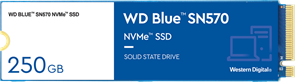 Накопитель SSD 250Gb WD Blue SN570 (WDS250G3B0C) 16395