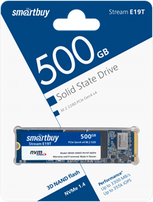 Накопитель SSD 500Gb SmartBuy Stream E19T (SBSSD-500GT-PH19T-M2P4) 16600