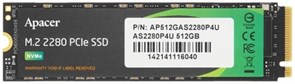 Накопитель SSD 512Gb Apacer AS2280P4U (AP512GAS2280P4U-1) 16718