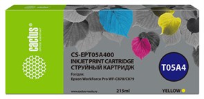 Картридж Cactus CS-EPT05A400 Yellow 16853