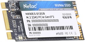 Накопитель SSD 512Gb Netac N930ES (NT01N930ES-512G-E2X) 16967