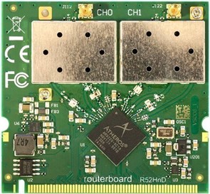 Плата Wi-Fi MikroTik R52HnD 17058