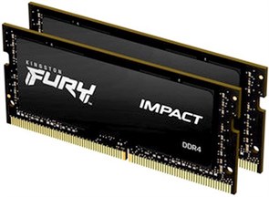 Оперативная память 16Gb DDR4 2666MHz Kingston Fury Impact SO-DIMM (KF426S15IBK2/16) (2x8Gb KIT) 17078