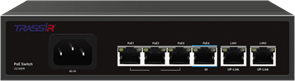 Коммутатор (свитч) TRASSIR TR-NS1206-65-4POE 17270