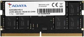 Оперативная память 16Gb DDR5 4800MHz ADATA SO-DIMM (AD5S480016G-S) 17514