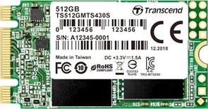 Накопитель SSD 512Gb Transcend MTS430 (TS512GMTS430S) 17853