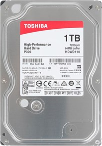 Жёсткий диск 1Tb SATA-III Toshiba P300 (HDWD110UZSVA) 18530