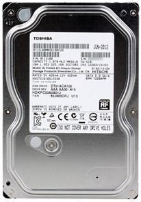 Жёсткий диск 1Tb SATA-III Toshiba (DT01ACA100) OEM 19129