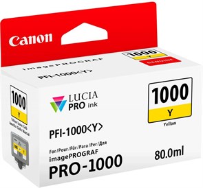 Картридж Canon PFI-1000 Yellow 20151