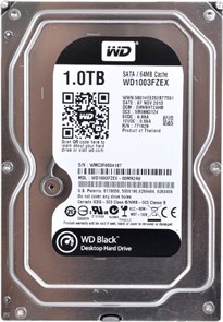 Жёсткий диск 1Tb SATA-III WD Black (WD1003FZEX) 20827