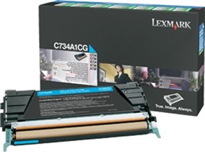 Картридж Lexmark C734A1CG Cyan 21002