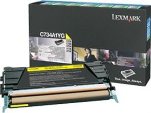 Картридж Lexmark C734A1YG Yellow 21004