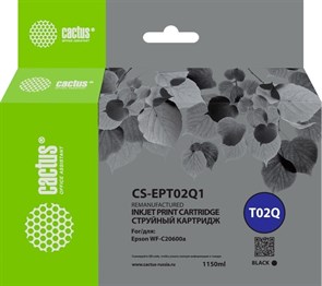 Картридж Cactus CS-EPT02Q1 Black 21173