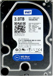 Жёсткий диск 3Tb SATA-III WD Blue (WD30EZRZ) 21236