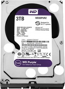 Жёсткий диск 3Tb SATA-III WD Purple (WD30PURZ) 21309